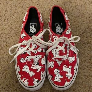 Vans Disney 101 Dalmatians Red Size W 7.5